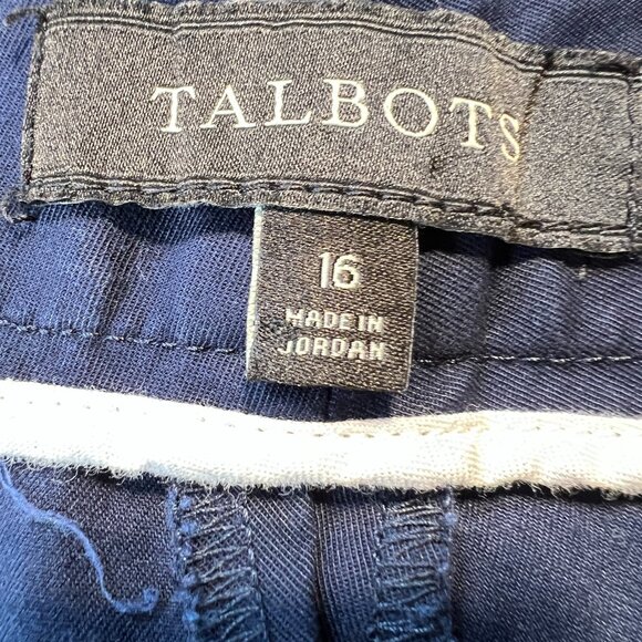 🌴 Talbots Signature Palm Print Pants – Coastal Charm in Size 16 💐 - Picture 5 of 12